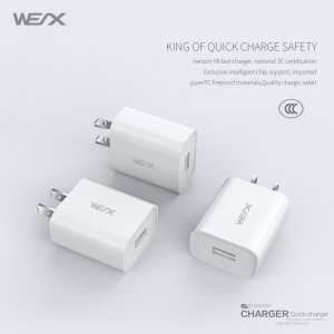 Cargadores de paredes de puertoúnico wex-V8,cargadores USB