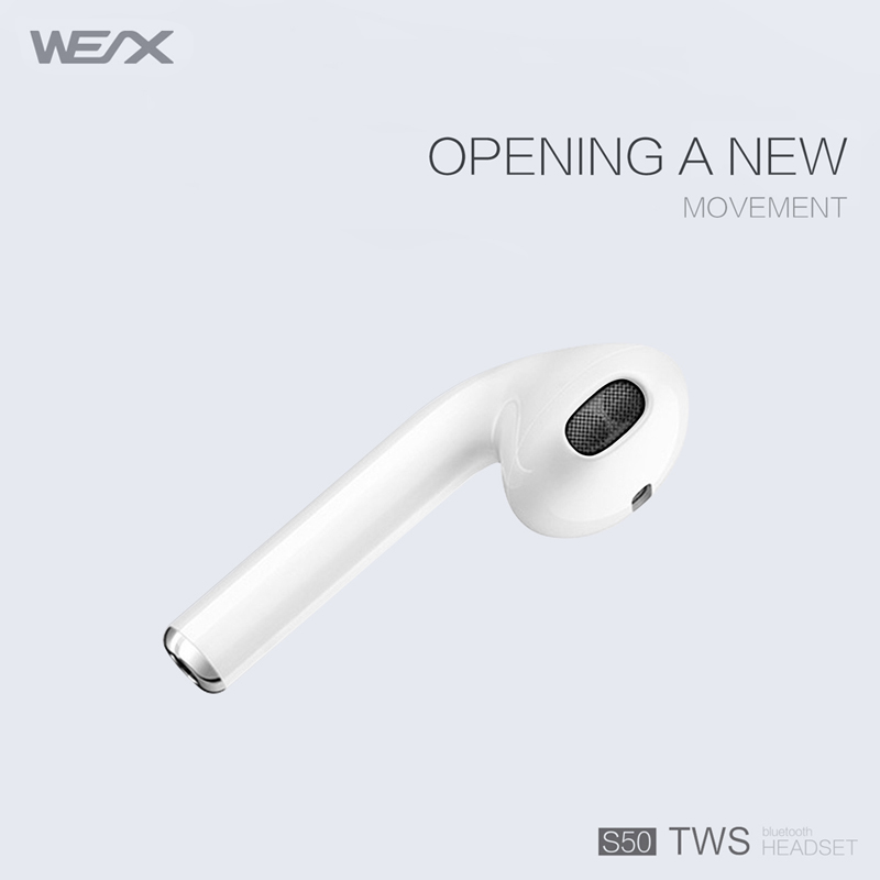 WEX S50 TWS Earphones, verdaderos auriculares estéreo inalámbricos