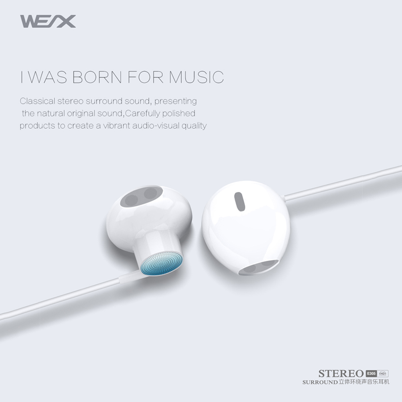 Publicación de auriculares con cable WEX 305